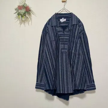 ESATTO [ 3L ] 코튼 100% 오버 사이즈 셔츠 올 패턴 일본제