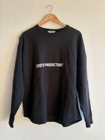 COOTIE PRODUCTIONS 블랙 맨투맨 M