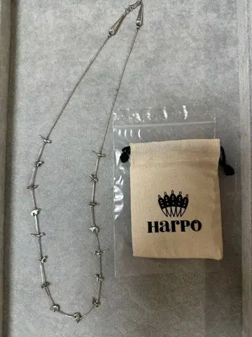 nagro 실버 비즈 목걸이