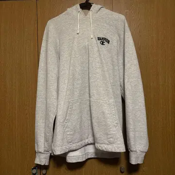 Champion 그레이 후드 부착 후드티 90s~