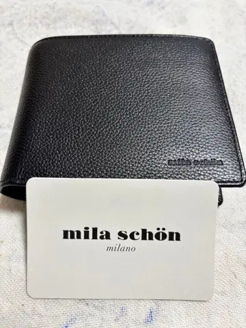 mila schon / 밀라숀 접이식 지갑 소가죽
