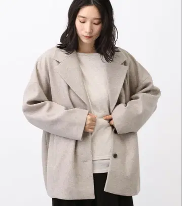 [ 미사용품 ] studio CLIP 코쿤 미들 코트