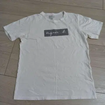 아네스 베 스트라이프 로고 티셔츠 T1