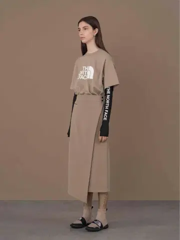 HYKE x THE NORTH FACE 랩스커트