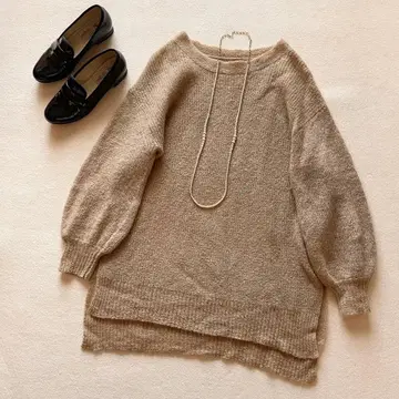 새상품 어반 리서치 ROSSO 오버 사이즈 모헤어 니트 풀오버