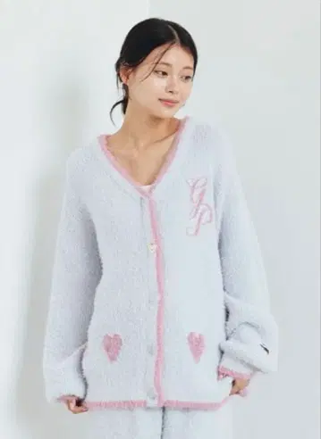 젤라토 피케 룸웨어 라이트 블루 가디건