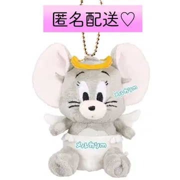 익명 배송 톰과 제리 봉제 인형 마스코트 키링 타피 천사