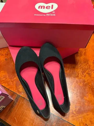 미사용 Melissa 멜리사 L(24~24.5) 블랙 플랫슈즈
