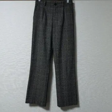 유나이티드 애로우즈 브라운 체크 팬츠