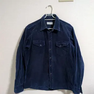 417 네이비 데님 셔츠