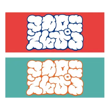 마카로니 연필 디자인 대형 타월