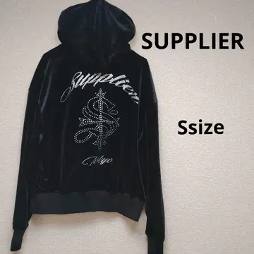 SUPPLIER 서플라이어 블랙 후드티 큐빅