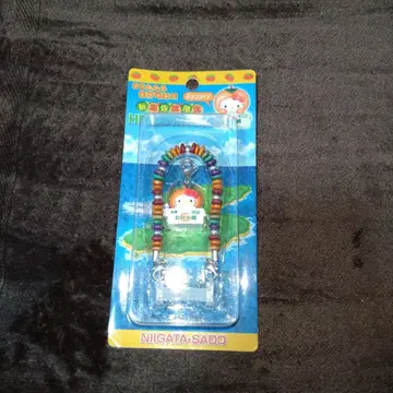 헬로키티 니가타 사도 한정 오케사 감 핸드폰 스트랩