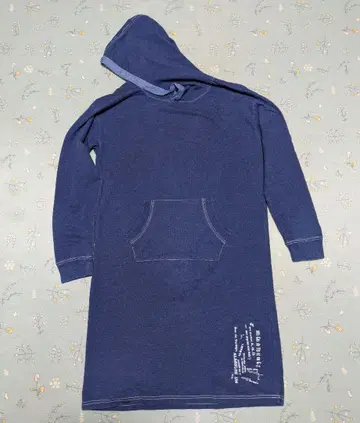 CUBE SUGAR 네이비 후드티 원피스