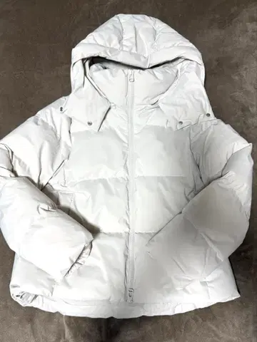 미사용 GU 웜 패딩 블루종