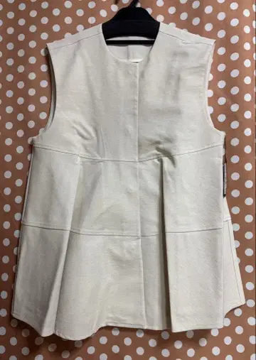 야마다야 [ Aga ] 린넨 혼방 플럼 베스트