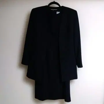 블랙 포멀 원피스 수트 상복 9호