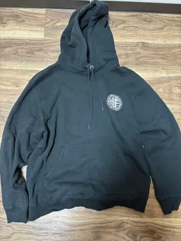 HUF 블랙 후드티 M 사이즈