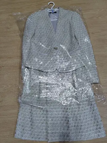 INDIVI 스커트 수트 36 화이트 계열