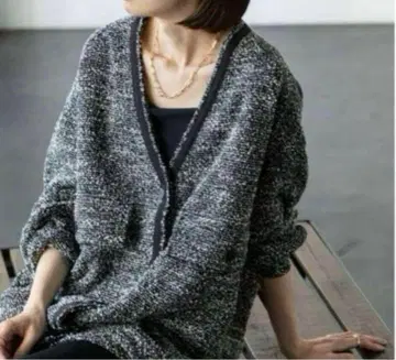 코그 더 빅 스모크 새상품급 트위드 가디건 HAYDEN