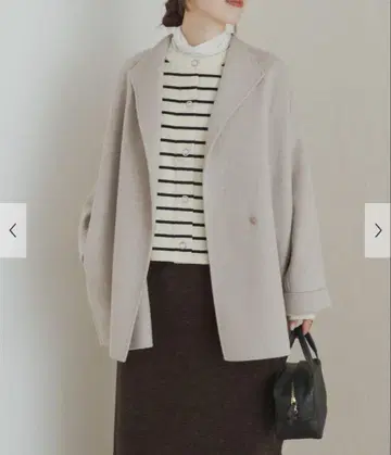 택 포함 새상품 울 리버 미들 가운 코트 어반 리서치 도어스