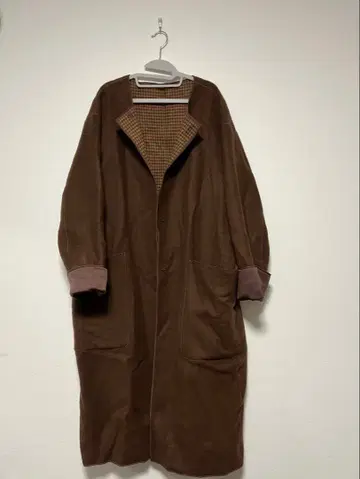 I_am 리버서블 울 롱 코트