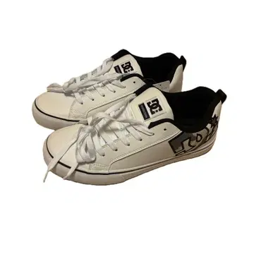 DC 신발 COURT VULC SE SN 모델 화이트 & 카모플라쥬