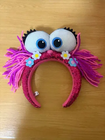 캐릭터 머리띠 핑크 파랑