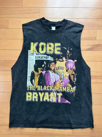 코비 브라이언트 슬리브리스 티셔츠