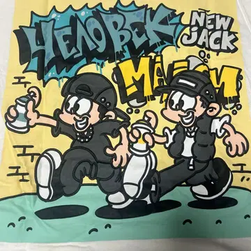 NEW JACK 그래피티 T셔츠