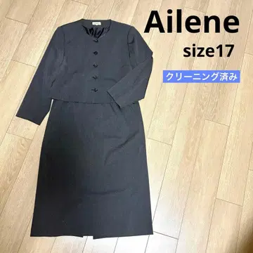 [17호] Ailene 수트 셋업 노카라 차콜 그레이
