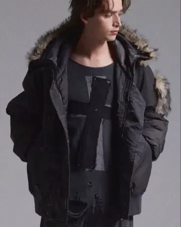 GRANCY 그랑시 N2B 자켓 블랙 S 사이즈