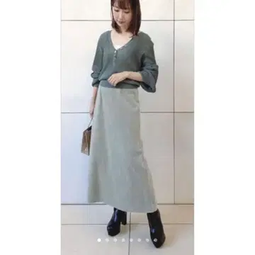 COCODEAL 롱 타이트 스커트