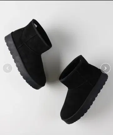 페이크 어그 부츠 블랙 새상품