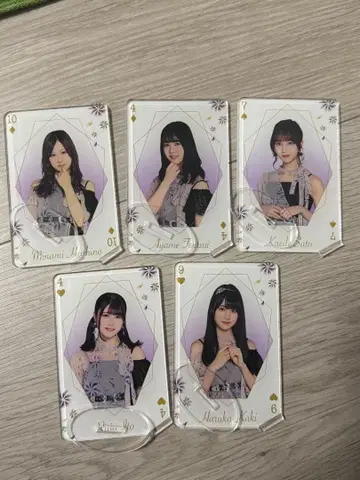 사카미치 시리즈 아크릴 스탠드 5점 세트