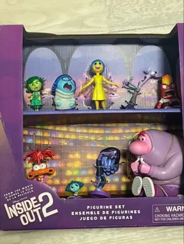인사이드 아웃2 피규어 세트 디즈니 스토어 한정판 기프트 래핑 포함