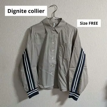 디니테코리에 백라인 셔츠 그레이지 미사용 새상품