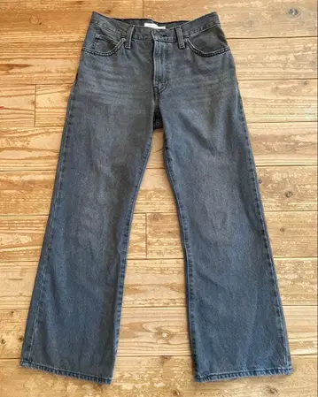 리바이스 부츠컷 청바지 블랙 26in 데님 팬츠