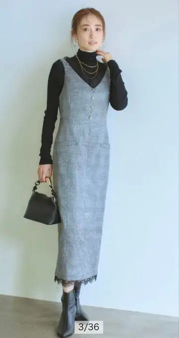 레이스 트리밍 I라인 점프 스커트 아푸와이저 리셰