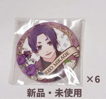 레오 미카게 캔뱃지 6개 세트 새상품