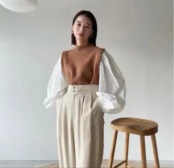 2WAY VOLUME SLEEVE KNIT TOPS CLANE