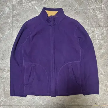 유니클로 보라색 플리스 자켓 M 사이즈