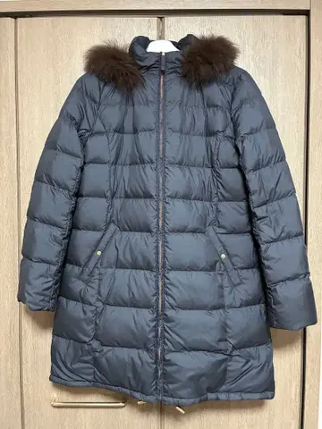 anysis 다운 코트 네이비 리버서블