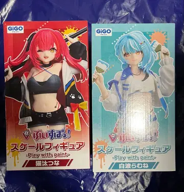 GiGO V.S.HO! 스케일 피규어 네코타 츠나 & 시라나미 라무네