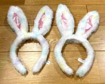 디즈니 부활절 토끼 귀 머리띠 파스텔 컬러 2개 세트