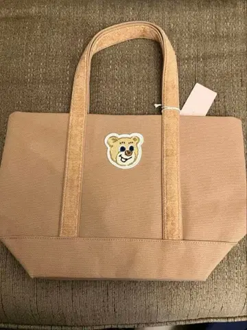 러브러리 바이 페이 올드 테디 토트백 베이지 L 새상품