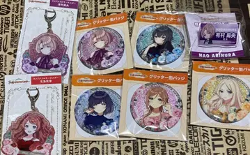 캔뱃지 아크릴 키링 아크릴 배지 학원 아이돌 마스터 총 8점