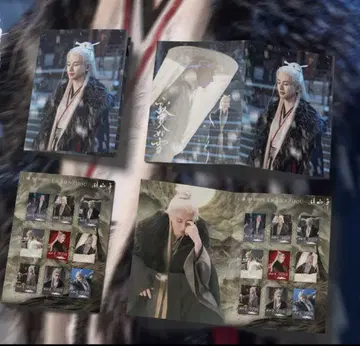 성의 정이 캐릭터 이단 접이 카드 펄 가공 7장 세트