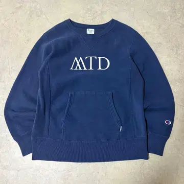 Champion Reverse Weave 단색 파랑 택 맨투맨