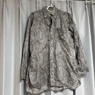 [새상품급] 페이즐리 무늬 긴팔 셔츠 캡틴 샤인